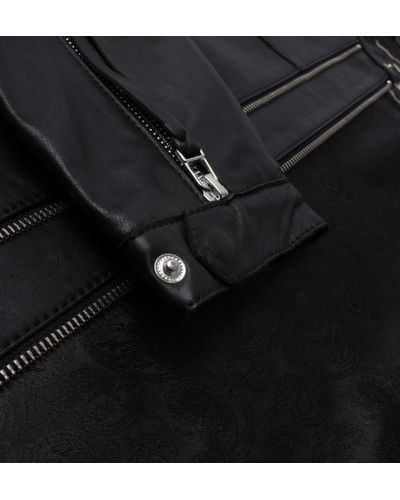 pretty green leather zip through jacket