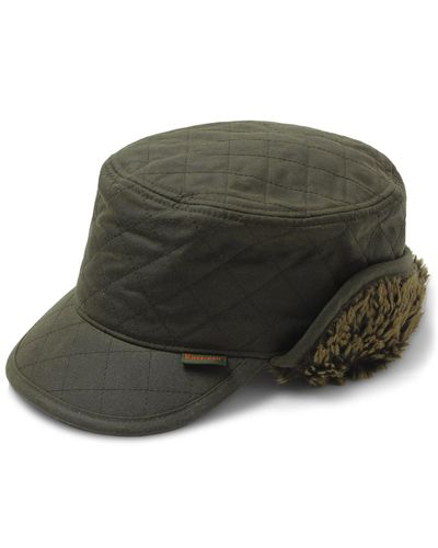 Barbour Stanhope Waxed Trapper Hat 
