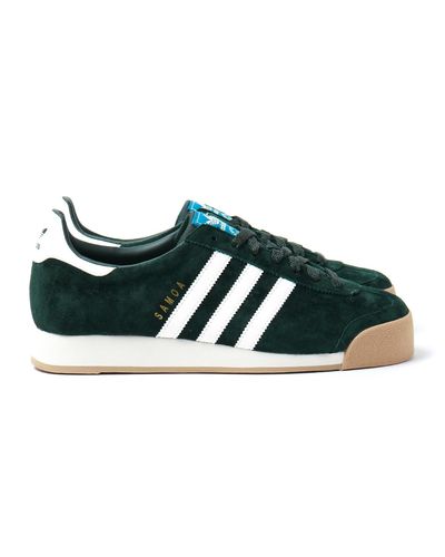 adidas Originals Leather Samoa Vntg Forest Green Suede Trainers for Men |  Lyst