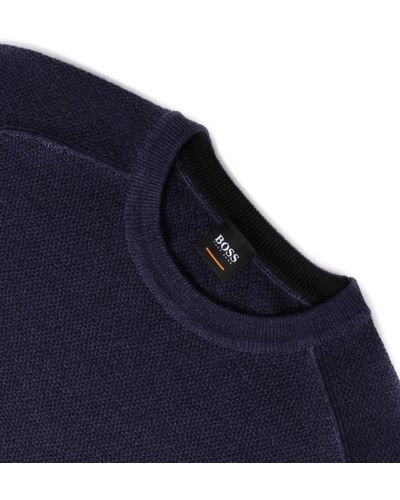 hugo boss jumper navy