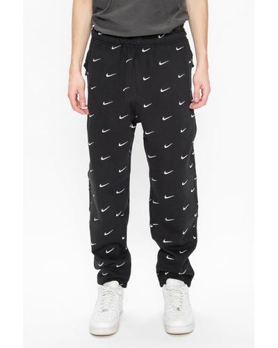 nike nrg swoosh logo pant grey 