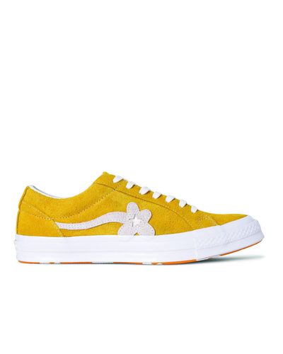 Converse Suede One Star X Golf Le Fleur in Yellow for Men - Lyst