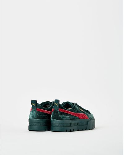 PUMA Women's Mayze Velvet in Green | Lyst