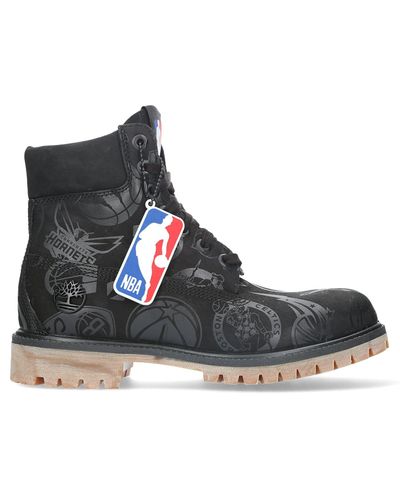 nba logo timberlands