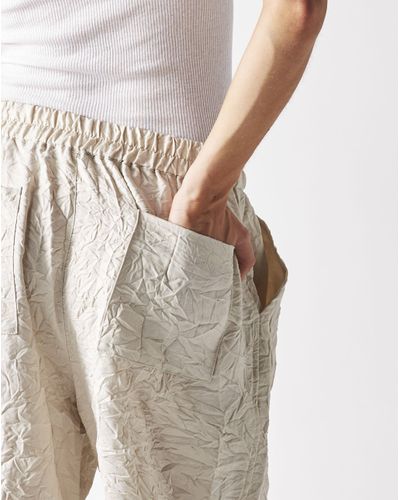 Stussy Women's Ralphie Big Crinkle Pant in Natural | Lyst