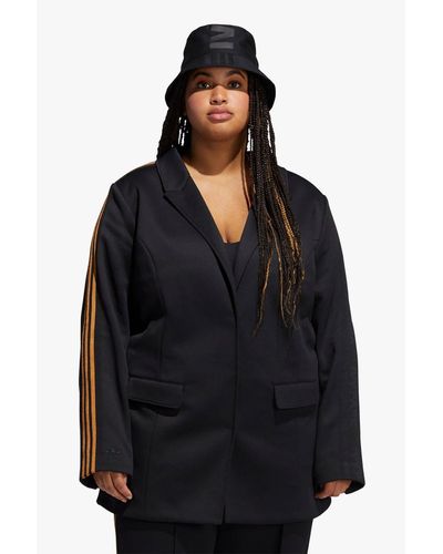 plus size black suit jacket