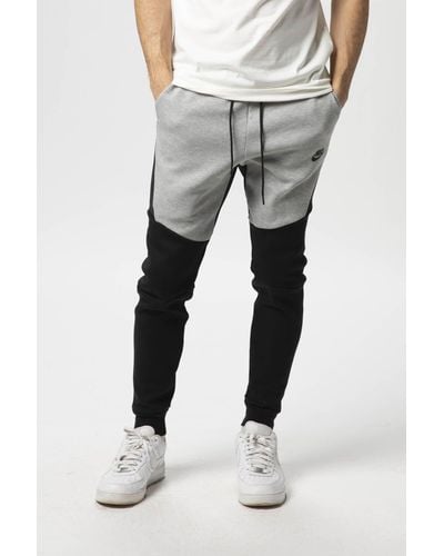 Nike Tech Fleece Joggers in Black/Dark Grey Heather (Gray) for Men | Lyst