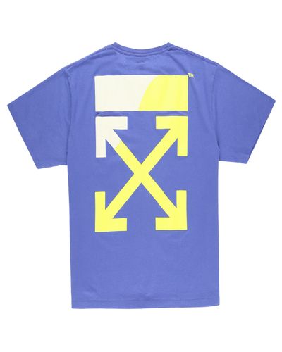 off white split logo tee