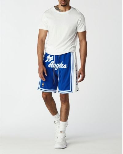 Mitchell & Ness Just Don X Los Angeles Lakers Shorts in Blue for