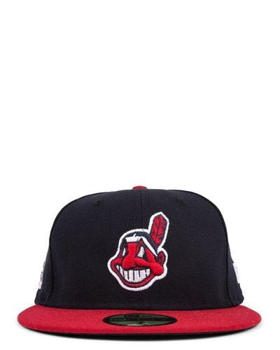 Chief Wahoo Hat in Navy 