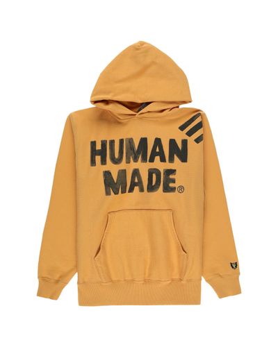 Human Made Men's Orange Pizza Hoodie