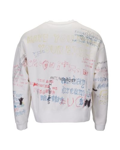 yeezy scribble sweatshirt