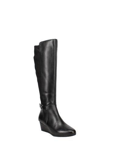giani bernini wide calf boots