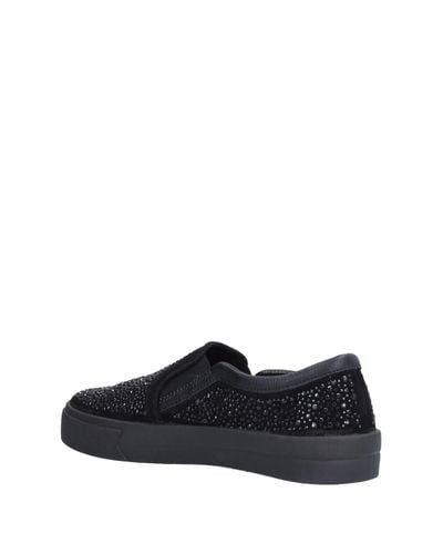 Guess Leather Loafer in Black - Lyst