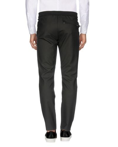 Les Hommes Synthetic Casual Pants in Black for Men - Lyst