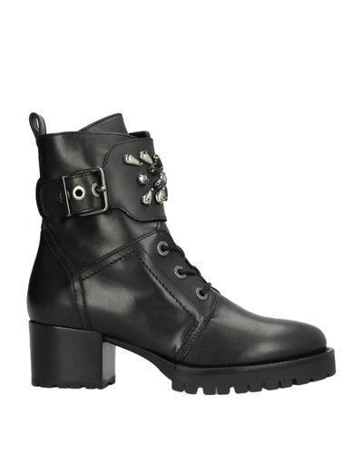 Sebastian Leather Ankle Boots in Black - Lyst