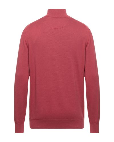 Timberland Cotton Turtleneck in Brick Red (Red) for Men - Lyst