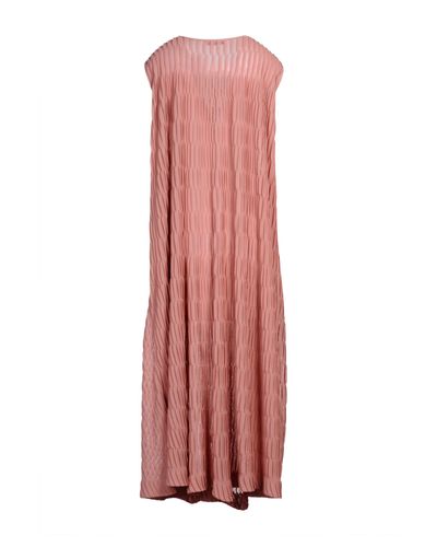 Antonino Valenti Synthetic Long Dress in Pink - Lyst