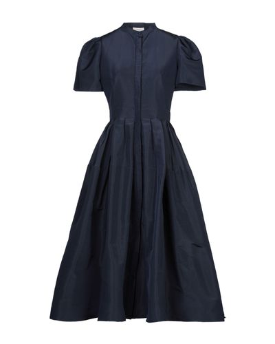 Alexander McQueen 3/4 Length Dress in Dark Blue (Blue) - Lyst