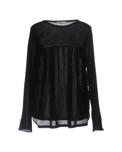 Roberta Puccini By Baroni Wool Sweater in Black - Lyst