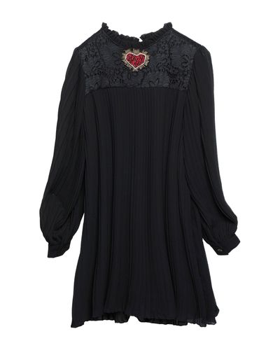 Odi Et Amo Lace Short Dress in Black - Lyst