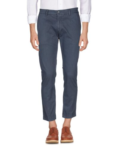 Jeordie's Cotton Casual Trouser in Dark Blue (Blue) for Men - Lyst