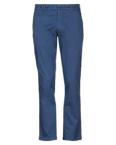 Barena Cotton Casual Pants in Slate Blue (Blue) for Men - Lyst