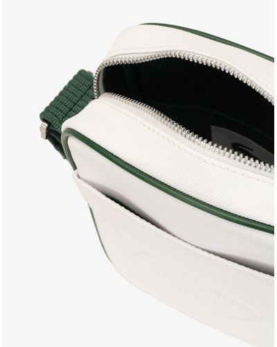 Bolso con bandolera Lacoste de hombre de color Blanco | Lyst
