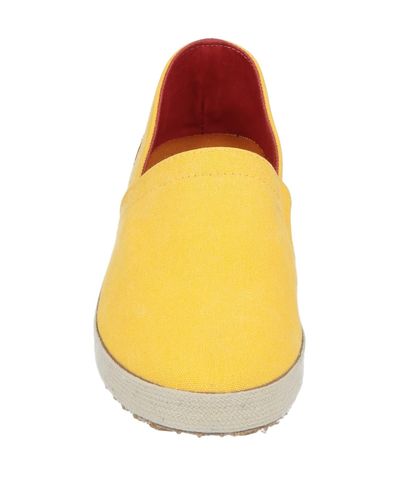 Fred Perry Canvas Espadrilles in Yellow for Men | Lyst