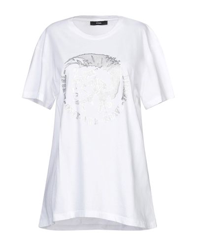 DIESEL T-shirt in White - Lyst