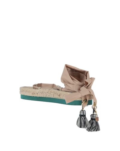 O bag Rubber Espadrilles in Beige (Natural) | Lyst