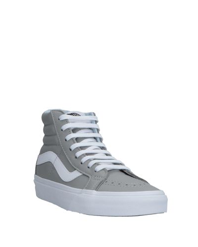 light gray vans high tops