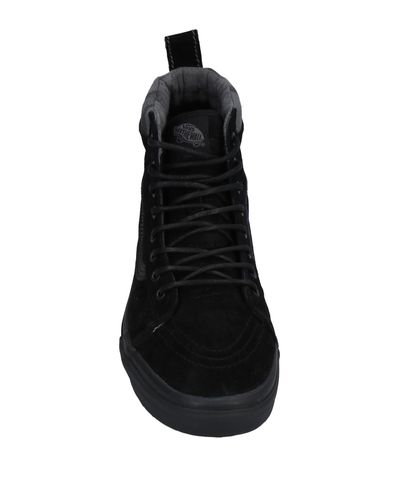 vans high top black suede