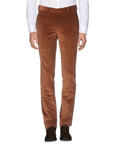 The Gigi Velvet Casual Pants in Brown for Men - Lyst