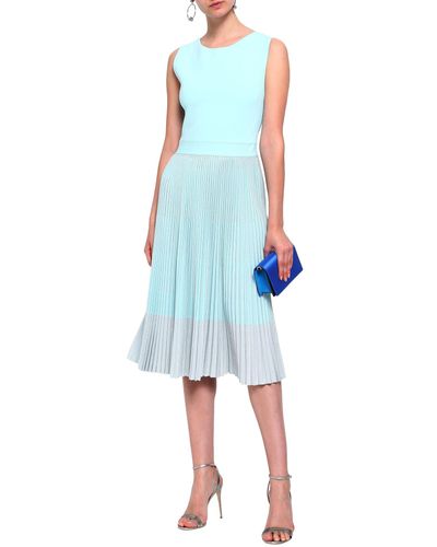 Antonino Valenti Synthetic Knee-length Dress in Sky Blue (Blue) - Lyst