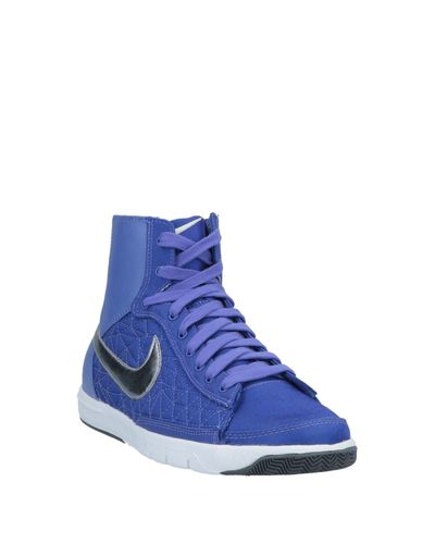 nike high tops black and purple