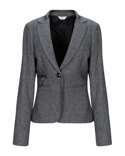 Liu Jo Synthetic Suit Jacket in Black - Lyst