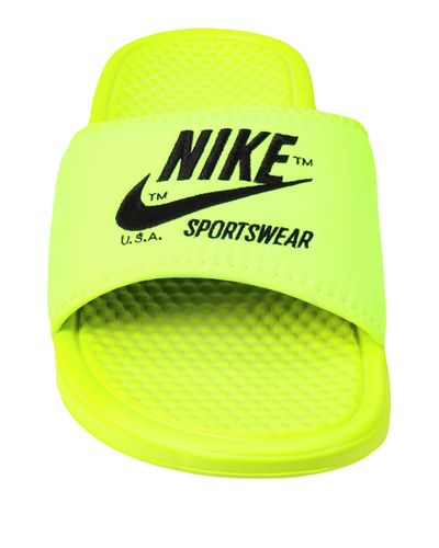 nike green sandals