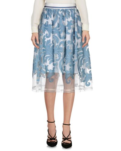 Sfizio 3/4 Length Skirt in Azure (Blue) - Lyst