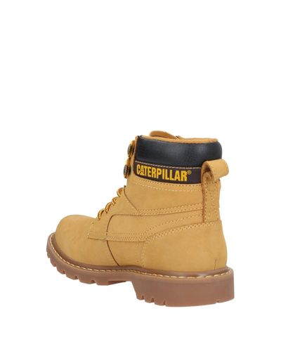 Caterpillar Leather Ankle Boots in Camel (Natural) for Men - Lyst