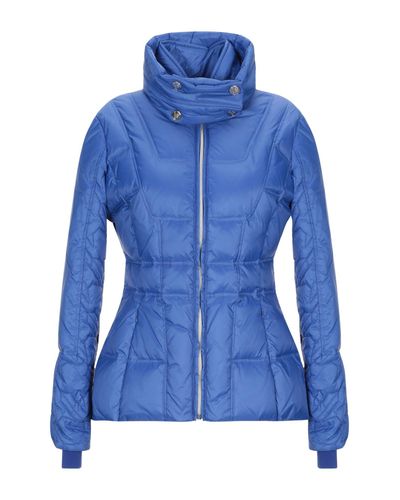 Versace Jeans Couture Synthetic Down Jacket in Bright Blue (Blue) - Lyst