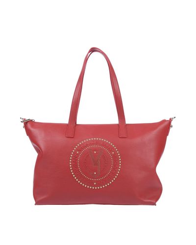 Versace Jeans Couture Synthetic Handbag in Red - Lyst