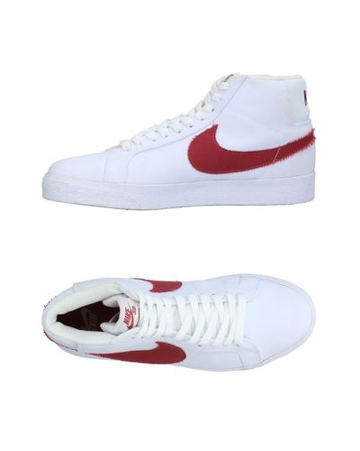 white nike high tops mens