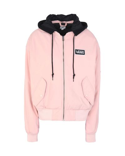 vans jacket pink