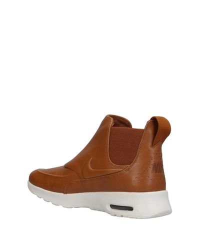Nike Rubber High-tops \u0026 Sneakers in Camel (Brown) | Lyst
