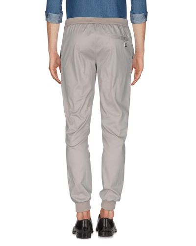 Les Hommes Synthetic Casual Pants in Light Grey (Gray) for Men - Lyst