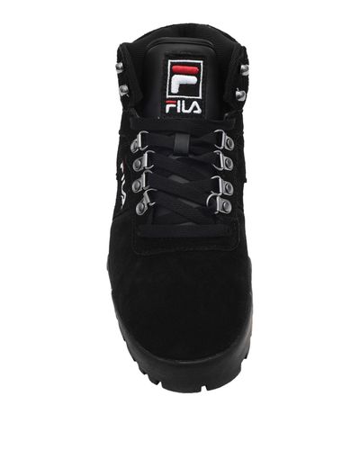 Sneakers \u0026 Tennis montantes Daim Fila en coloris Noir - Lyst