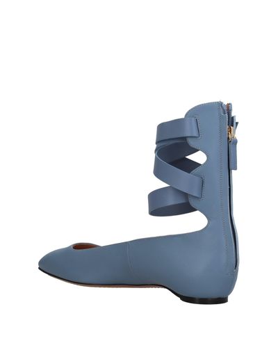 valentino blue flats