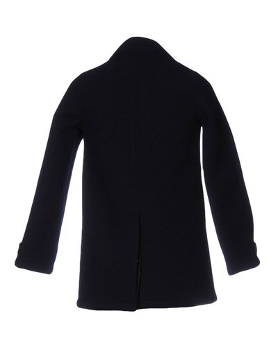 Bellerose Flannel Coat in Dark Blue (Blue) for Men - Lyst