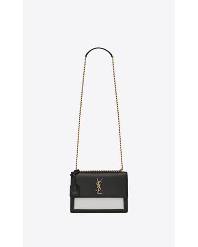 ysl black sunset bag